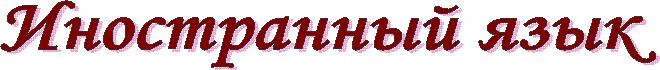 Иностранный язык