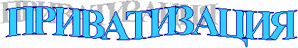 ПРИВАТИЗАЦИЯ